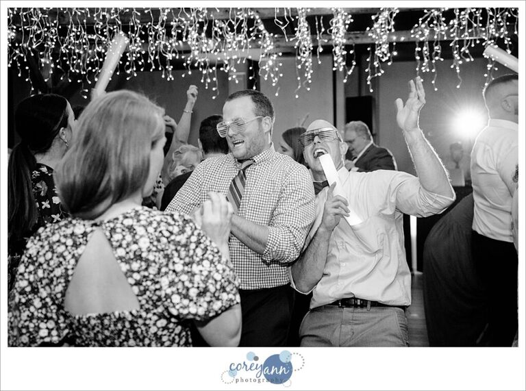 Wedding reception at Gather at the Lakes in Akron Ohio