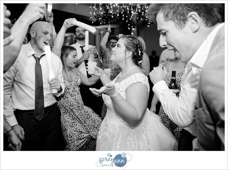 Wedding reception at Gather at the Lakes in Akron Ohio