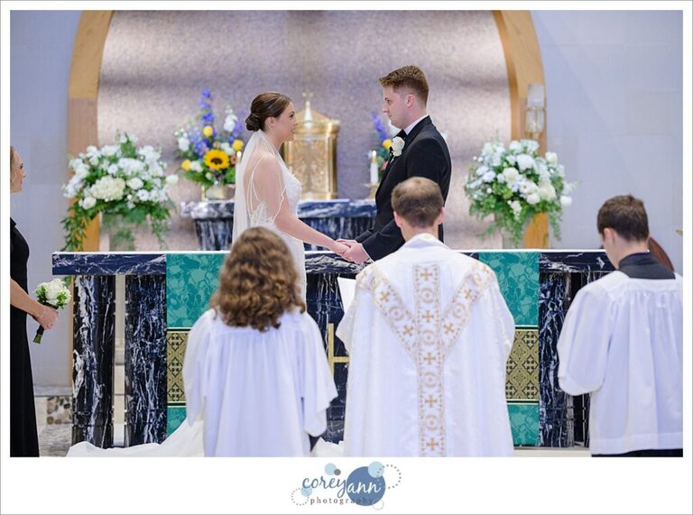 St. Raphael Parish wedding ceremony in Ohio