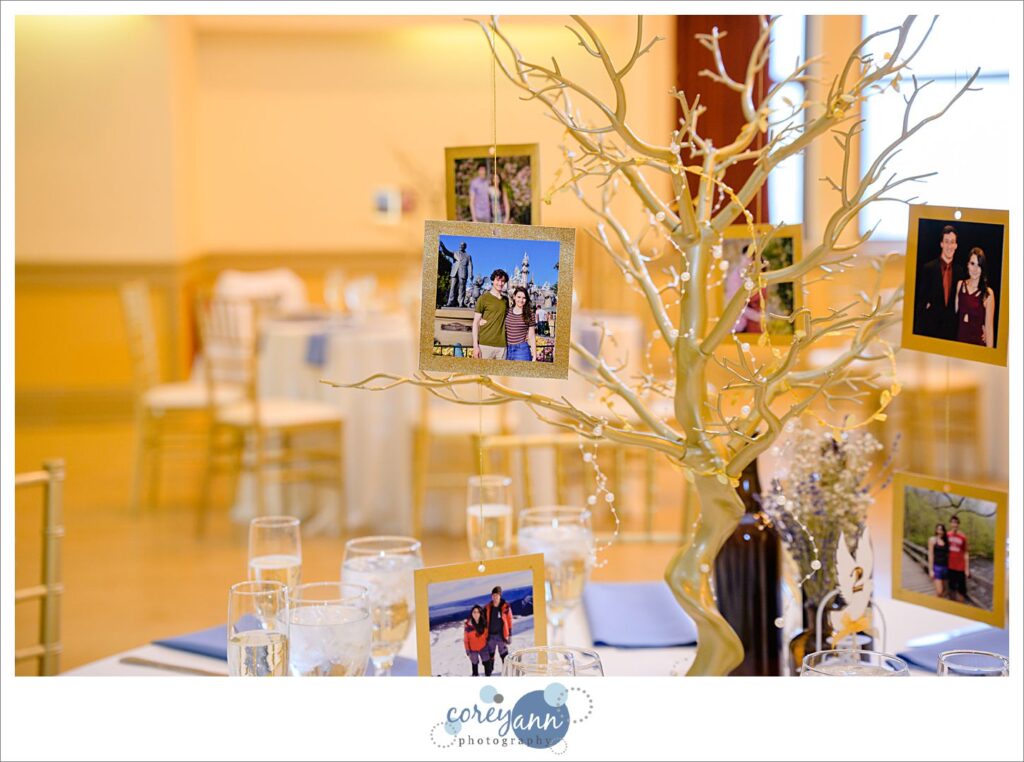 October wedding reception at Bohemian National Hall in Cleveland Ohio