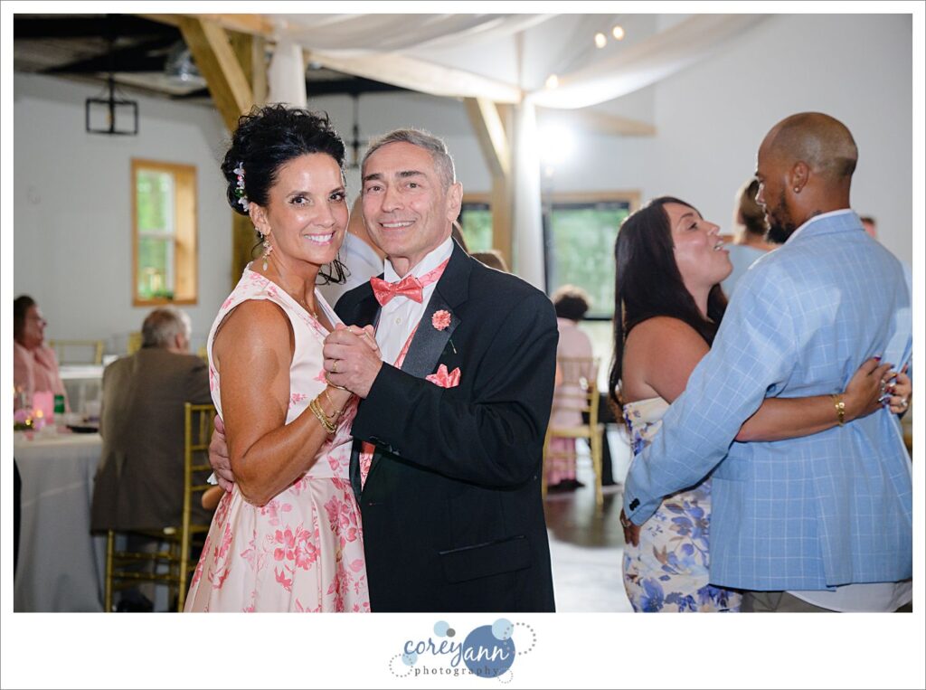 Wedding reception at The Barn of Canal Fulton