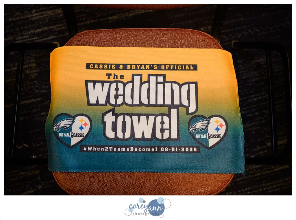 Custom wedding terrible towel