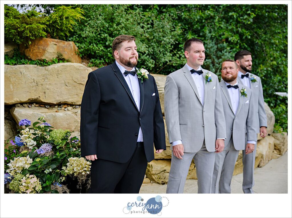 Wedding Ceremony at Haymaker's Mill 1875 in North Canton Ohio
