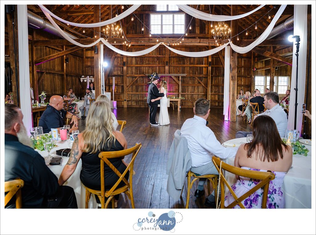 Wedding Reception at Haymaker's Mill 1875 in North Canton Ohio