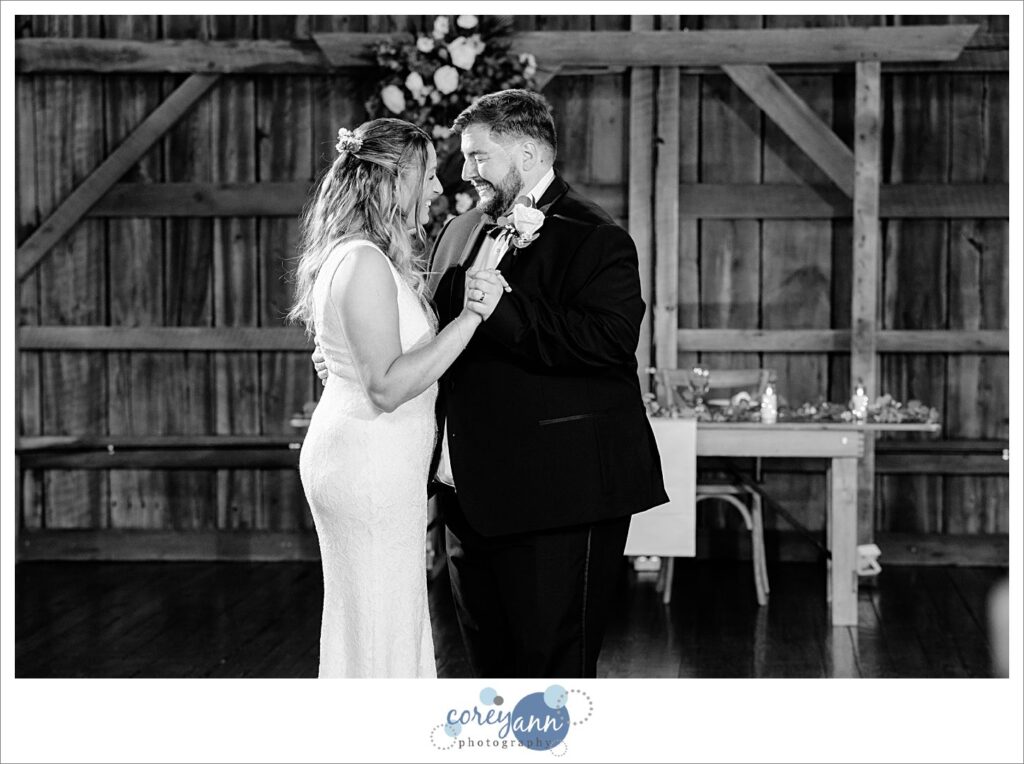 Wedding Reception at Haymaker's Mill 1875 in North Canton Ohio