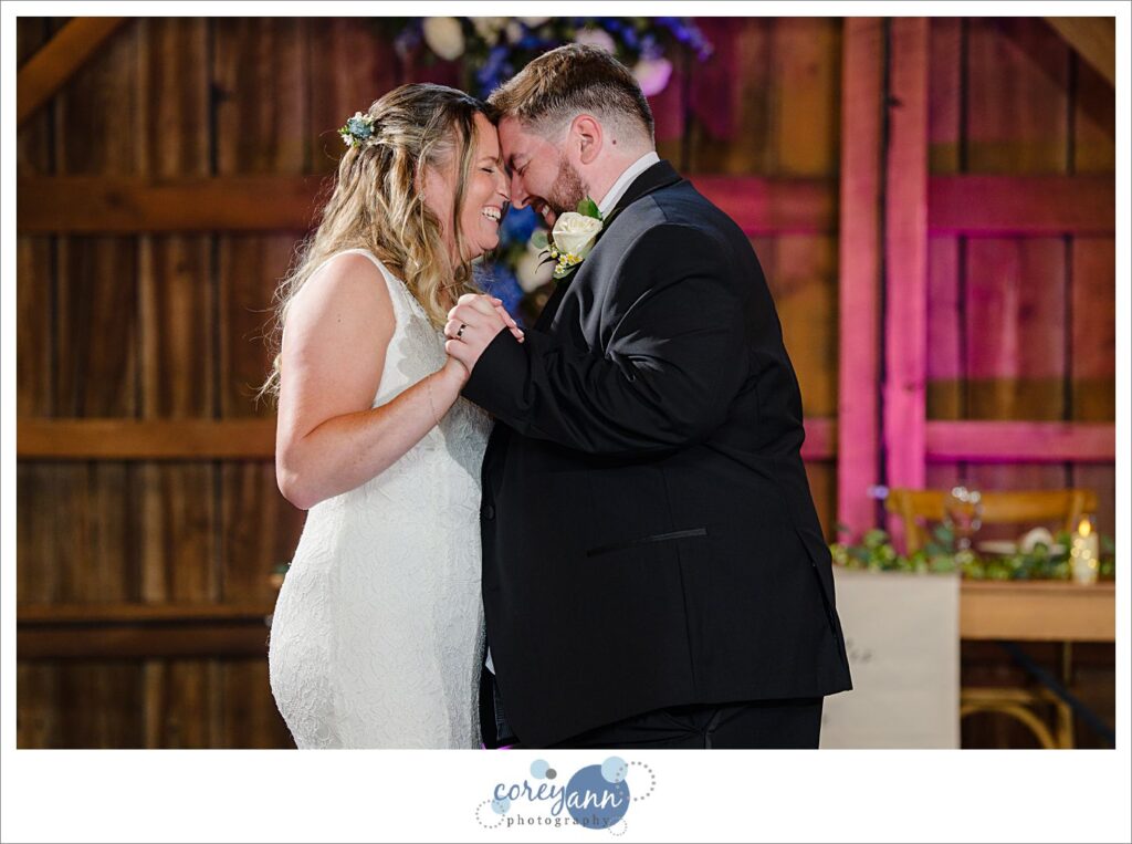 Wedding Reception at Haymaker's Mill 1875 in North Canton Ohio