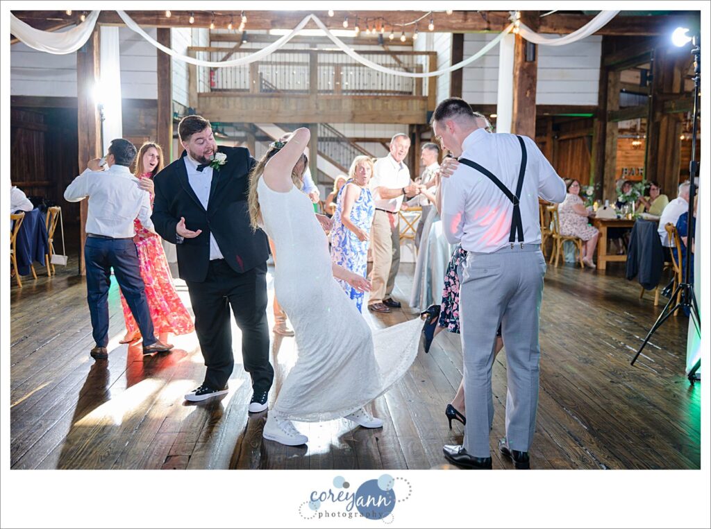 Wedding Reception at Haymaker's Mill 1875 in North Canton Ohio