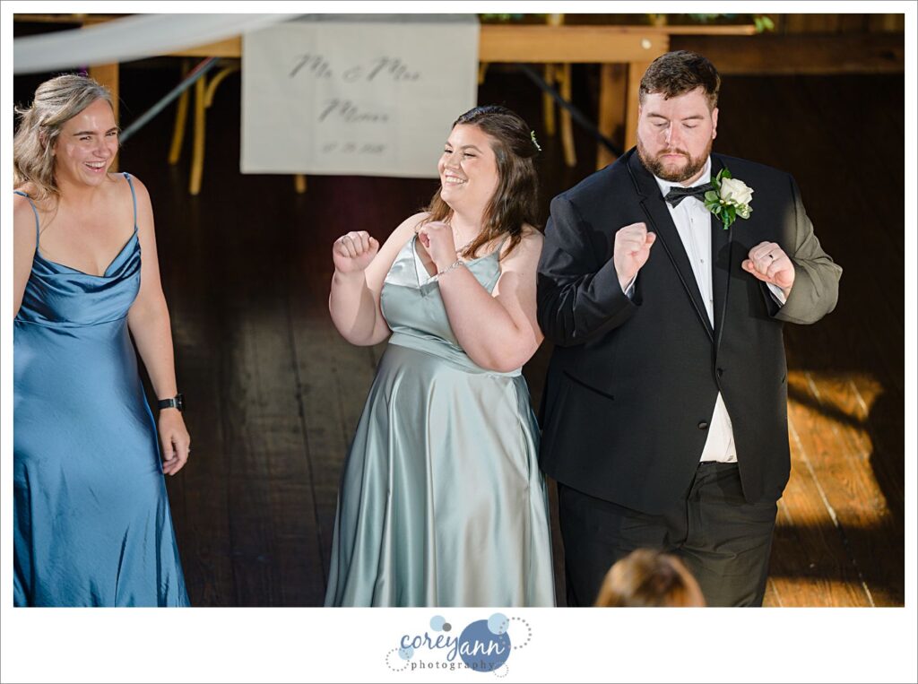 Wedding Reception at Haymaker's Mill 1875 in North Canton Ohio