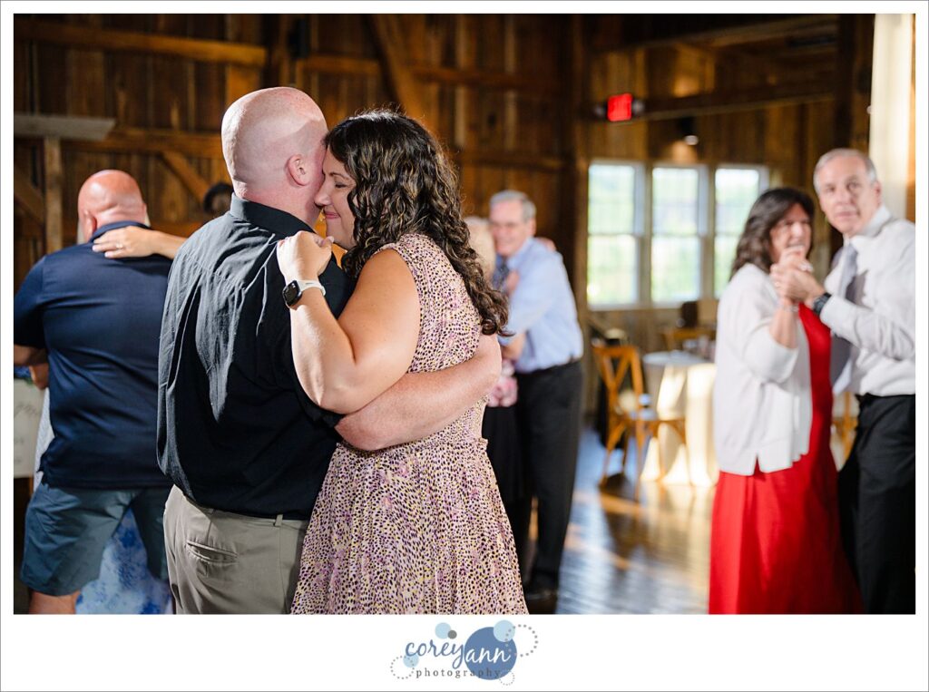 Wedding Reception at Haymaker's Mill 1875 in North Canton Ohio
